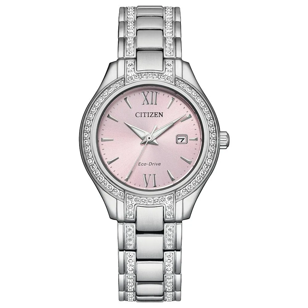 CITIZEN Eco-Drive Dress/Classic Eco Crystal Eco Ladies Stainless Steel