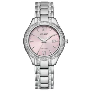 CITIZEN Eco-Drive Dress/Classic Eco Crystal Eco Ladies Stainless Steel