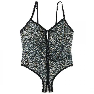 Classic Leopard Open Teddy -