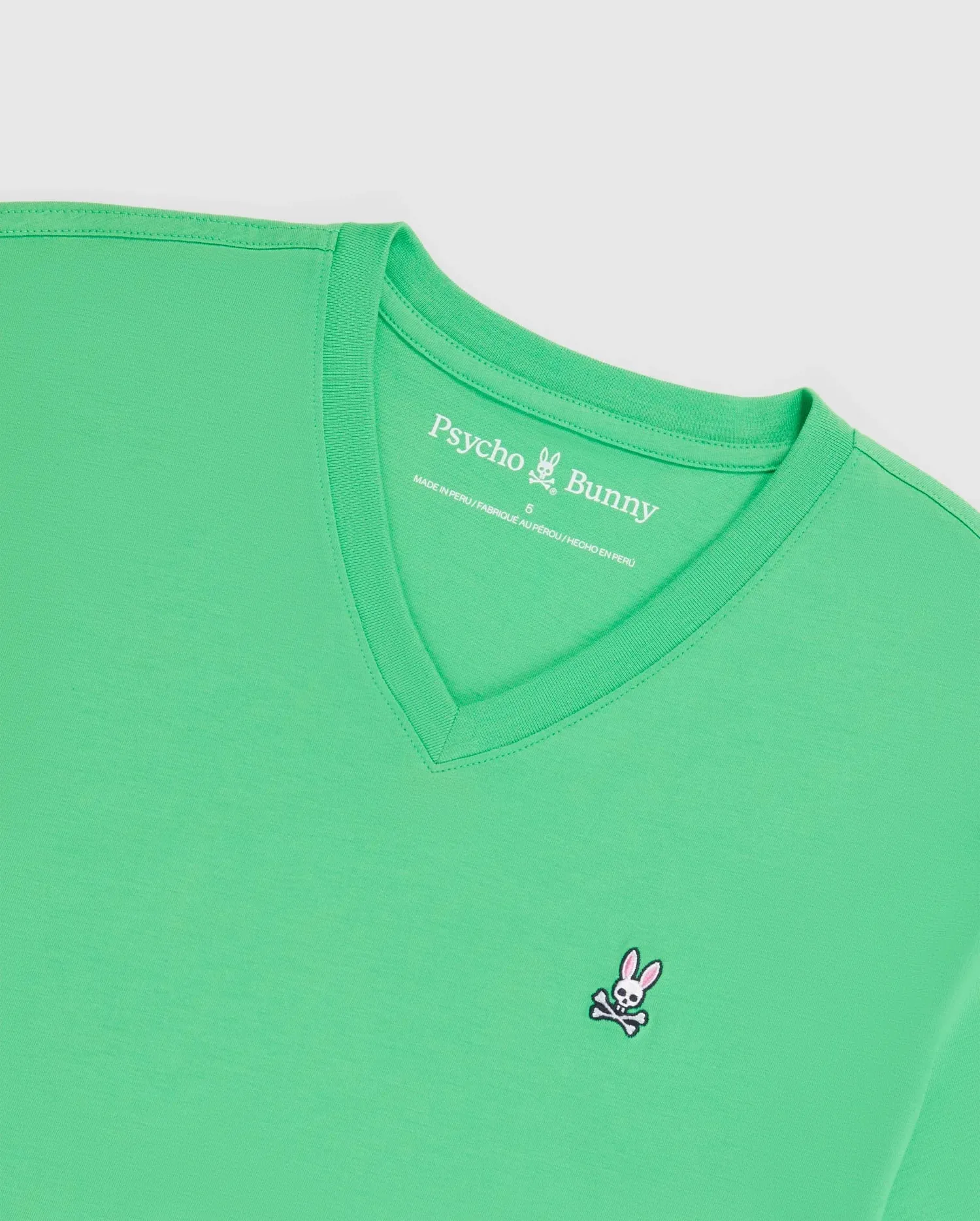 Classic V-Neck Tee Kelly Green
