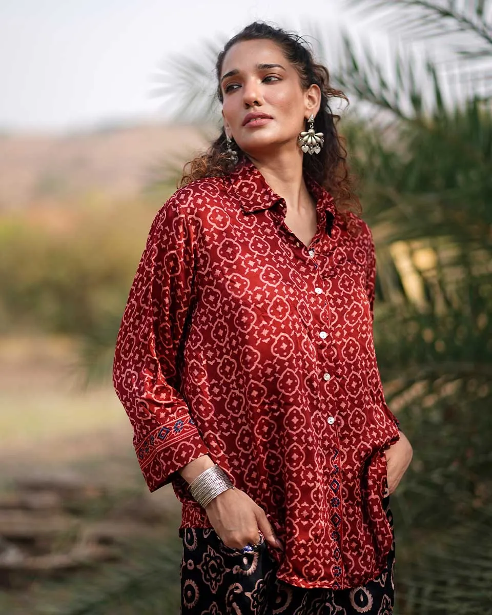 Cleodora Modal Silk Shirt