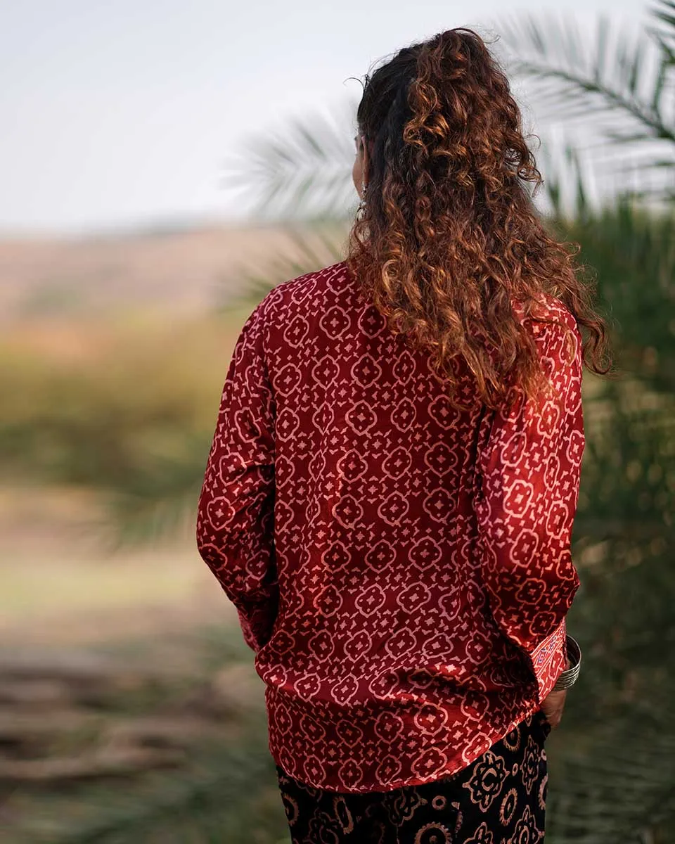 Cleodora Modal Silk Shirt