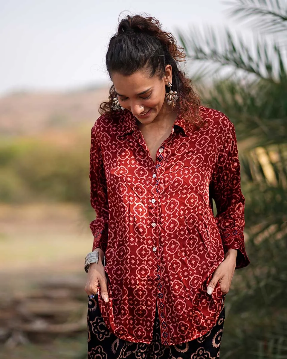 Cleodora Modal Silk Shirt