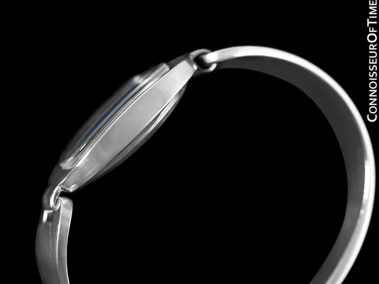 Corum "Love Bond" Ladies Vintage Bangle Bracelet Watch - Sterling Silver