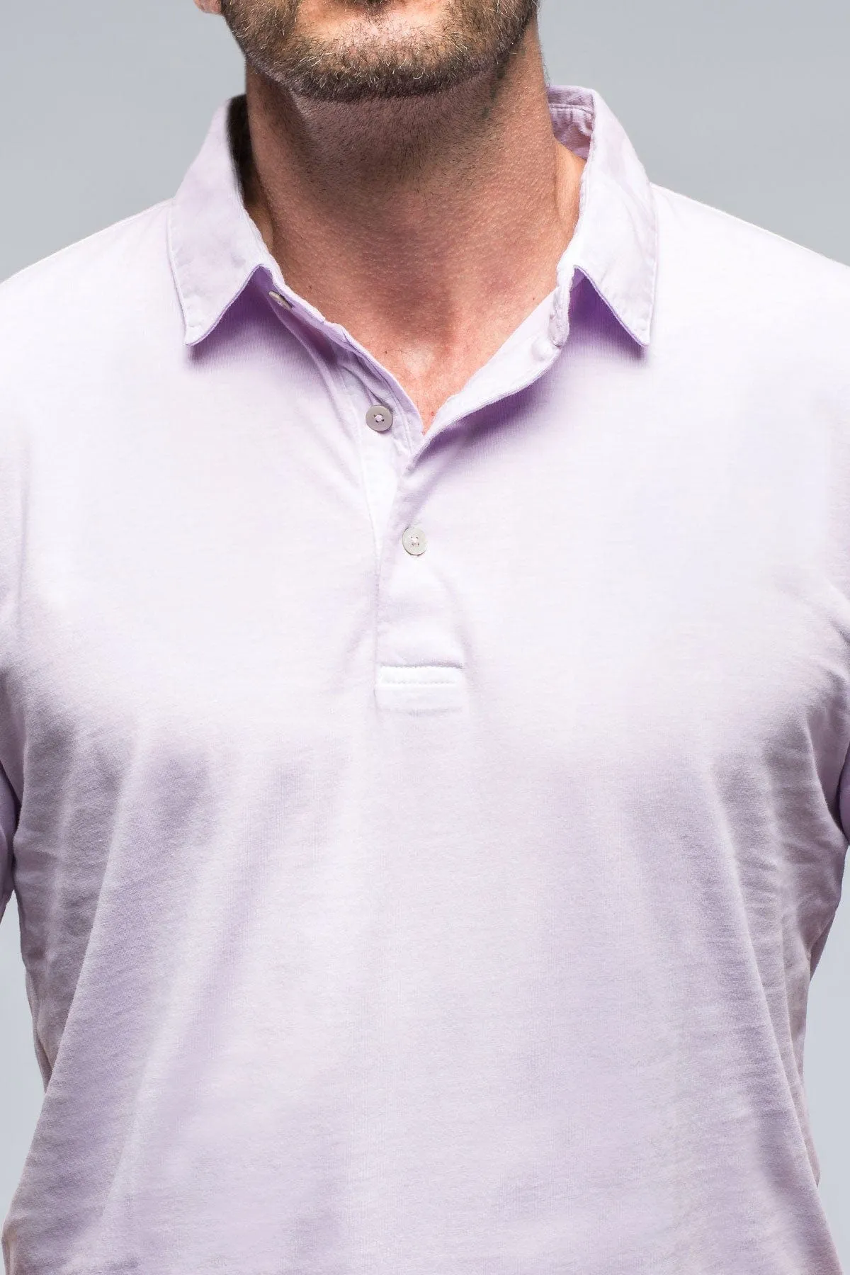 Cruz Cotton Polo in Lilac