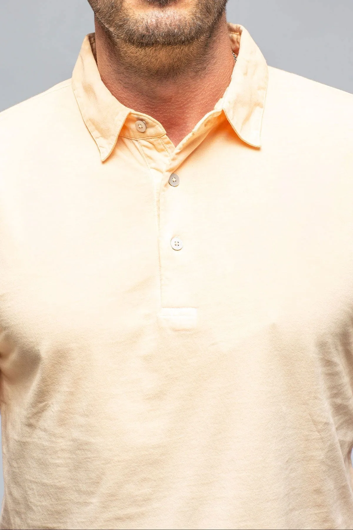 Cruz Cotton Polo in Melon