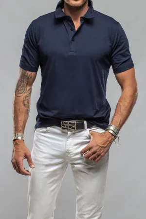 Cruz Cotton Polo in True Navy