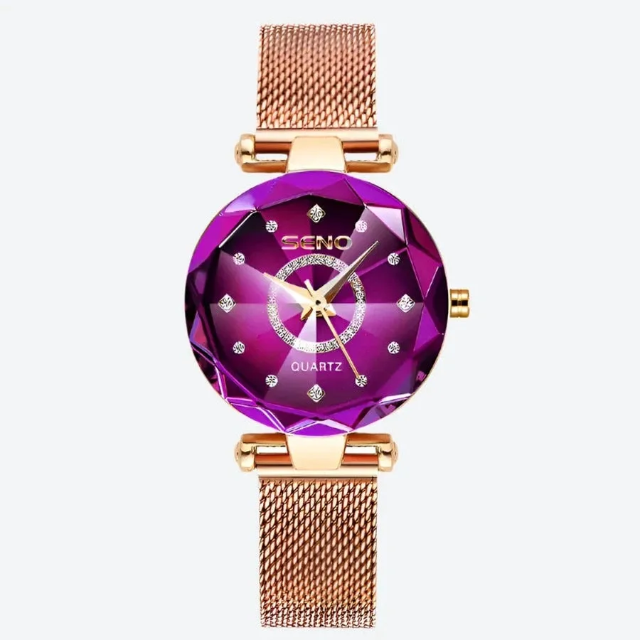 Elegant Crystal Wrist Watches