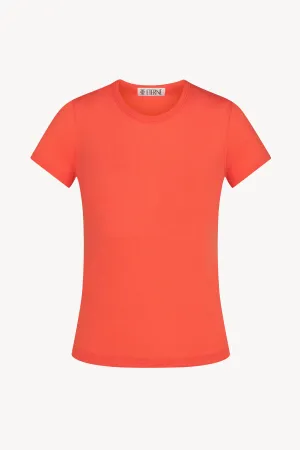FITTED CREWNECK SHORT SLEEVE T-SHIRT