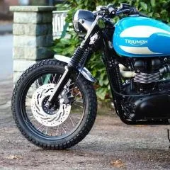 Front Fender/Mudguard for Bonneville/Thruxton SHORTY Polished