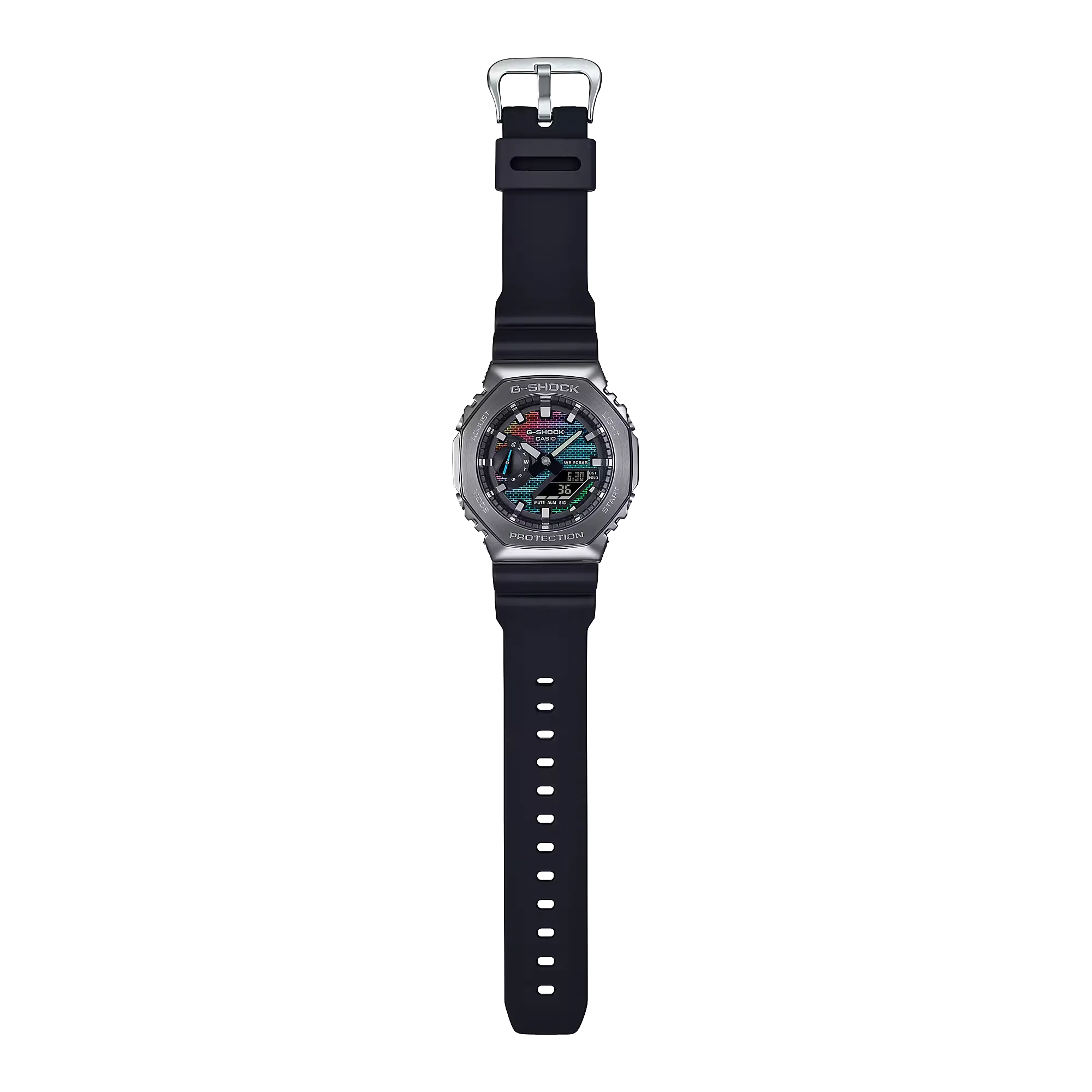 G-Shock Analog-Digital Brick Rainbow Dial Men's Watch GM2100BRW-1A