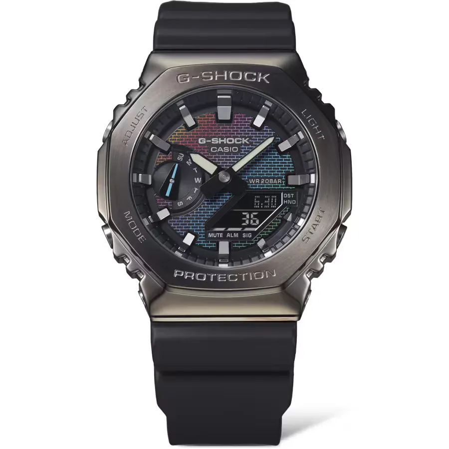 G-Shock Analog-Digital Brick Rainbow Dial Men's Watch GM2100BRW-1A