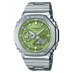 G-Shock G-STEEL Analog-Digital Lime Green Steel Men's Watch GM2110D-3A