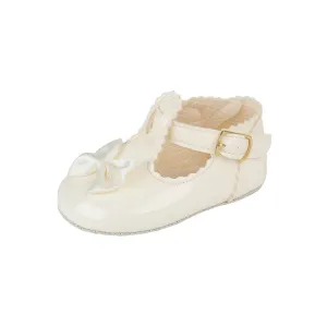 Girls T-Bar Bow & Buckle Shoes