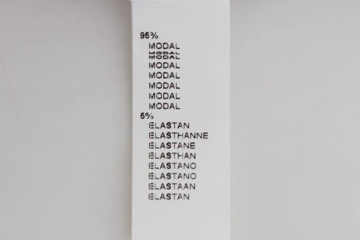 Gray Modal Stretch Crew-neck Underwear T-shirt