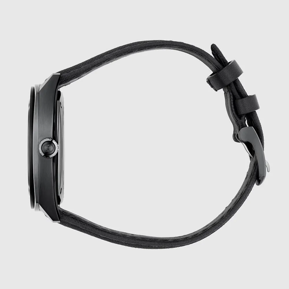 Gucci Interlocking 41mm Black PVD Men's Watch YA142330