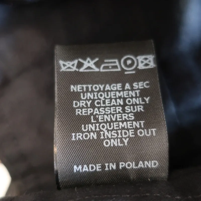 Isabel Marant Prika Obi Belt Black Cotton-Linen Size 36