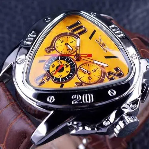 JARAGAR 516 Triangle Design Automatic Mechanical Watches