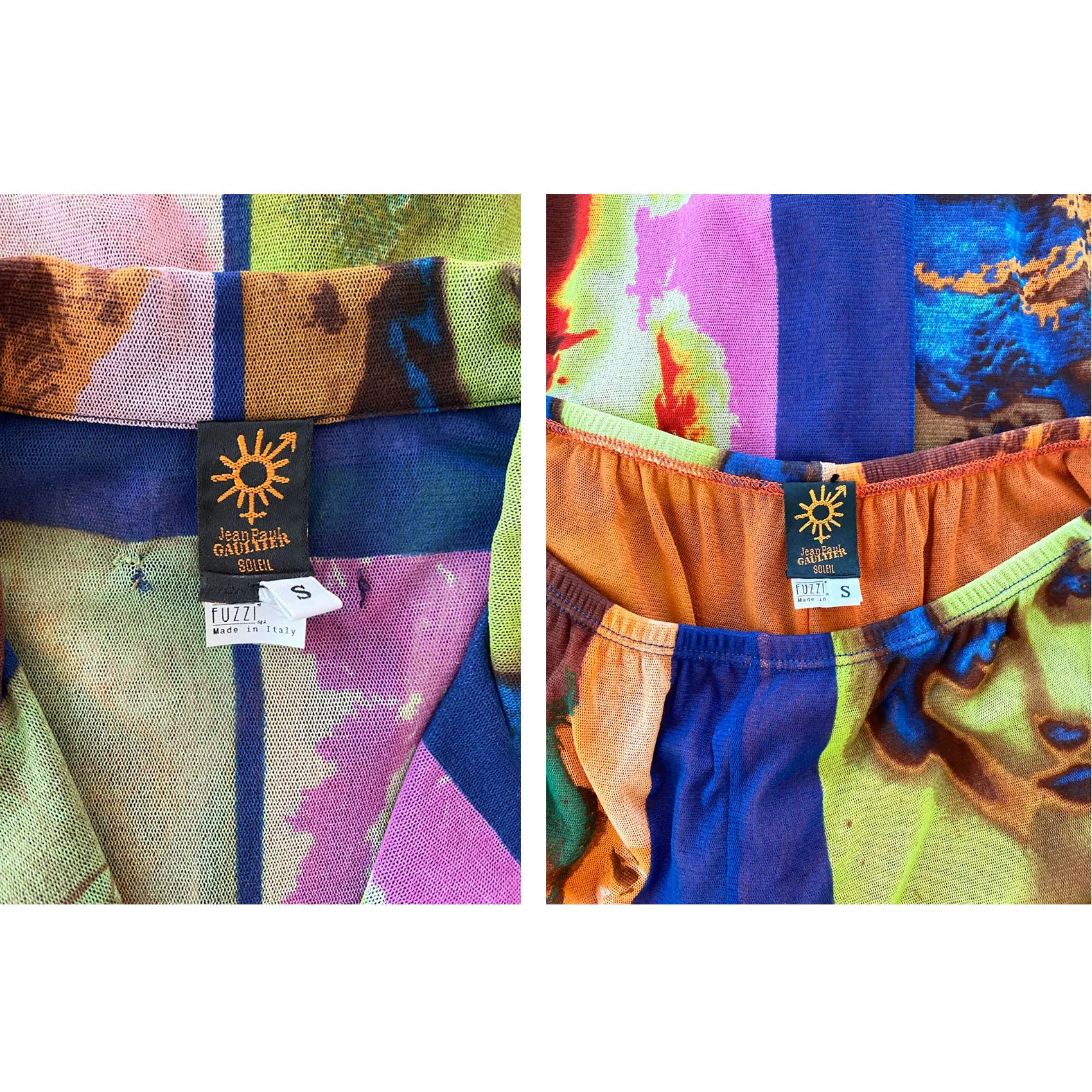 Jean Paul Gaultier Soleil 1990s Portrait Print Set