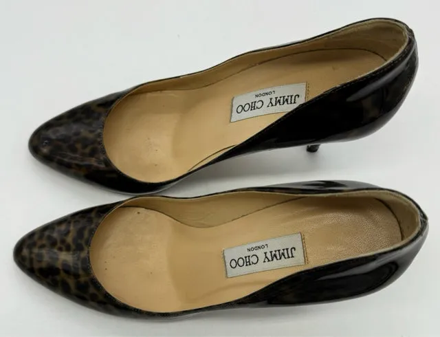 JIMMY CHOO 39/7.5 ANIMAL SHOES