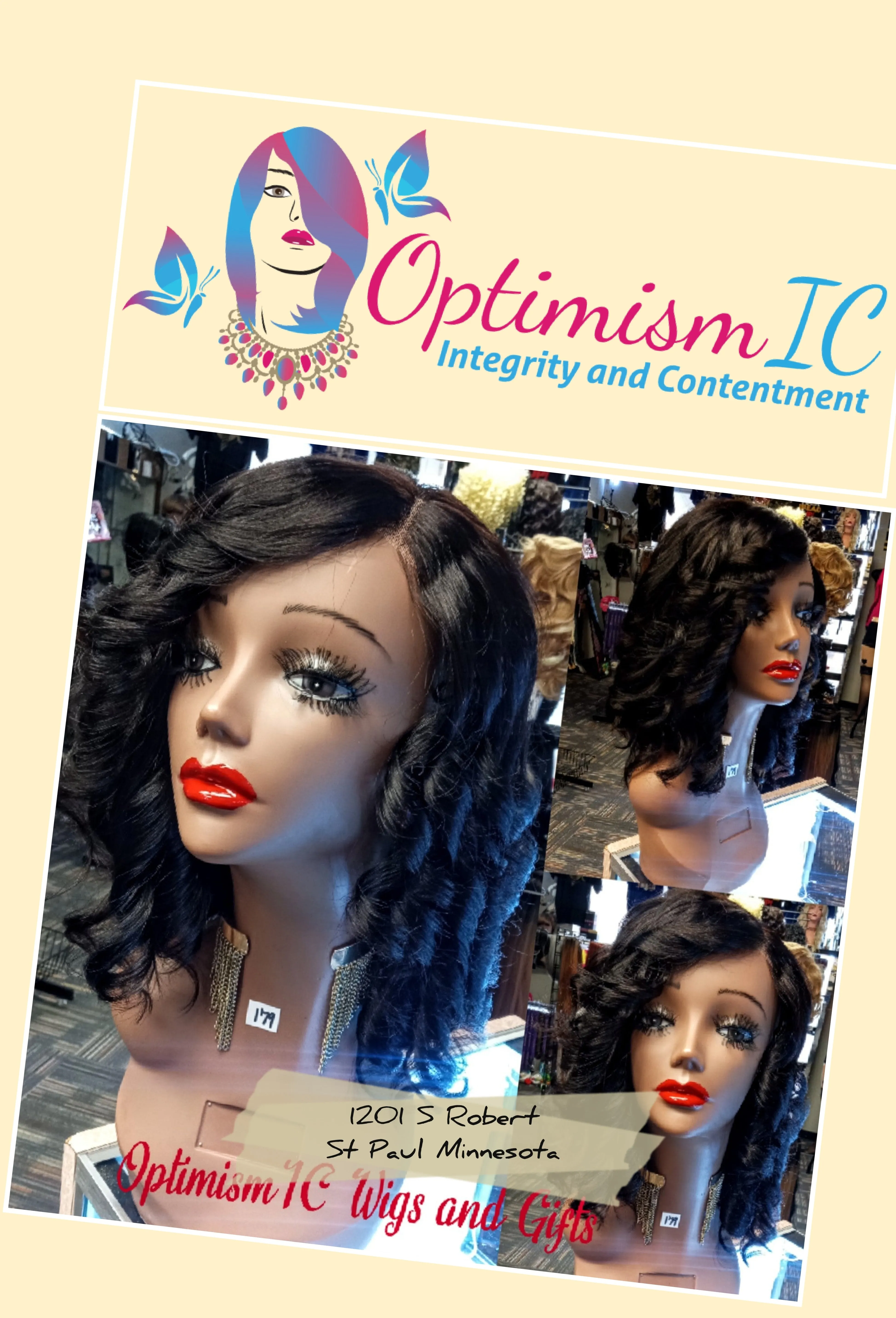 Jizelle HD Lace 13x6 $179 100% Human Hair Lace Front Wigs Optimismic Wigs and Gifts West St Paul MN