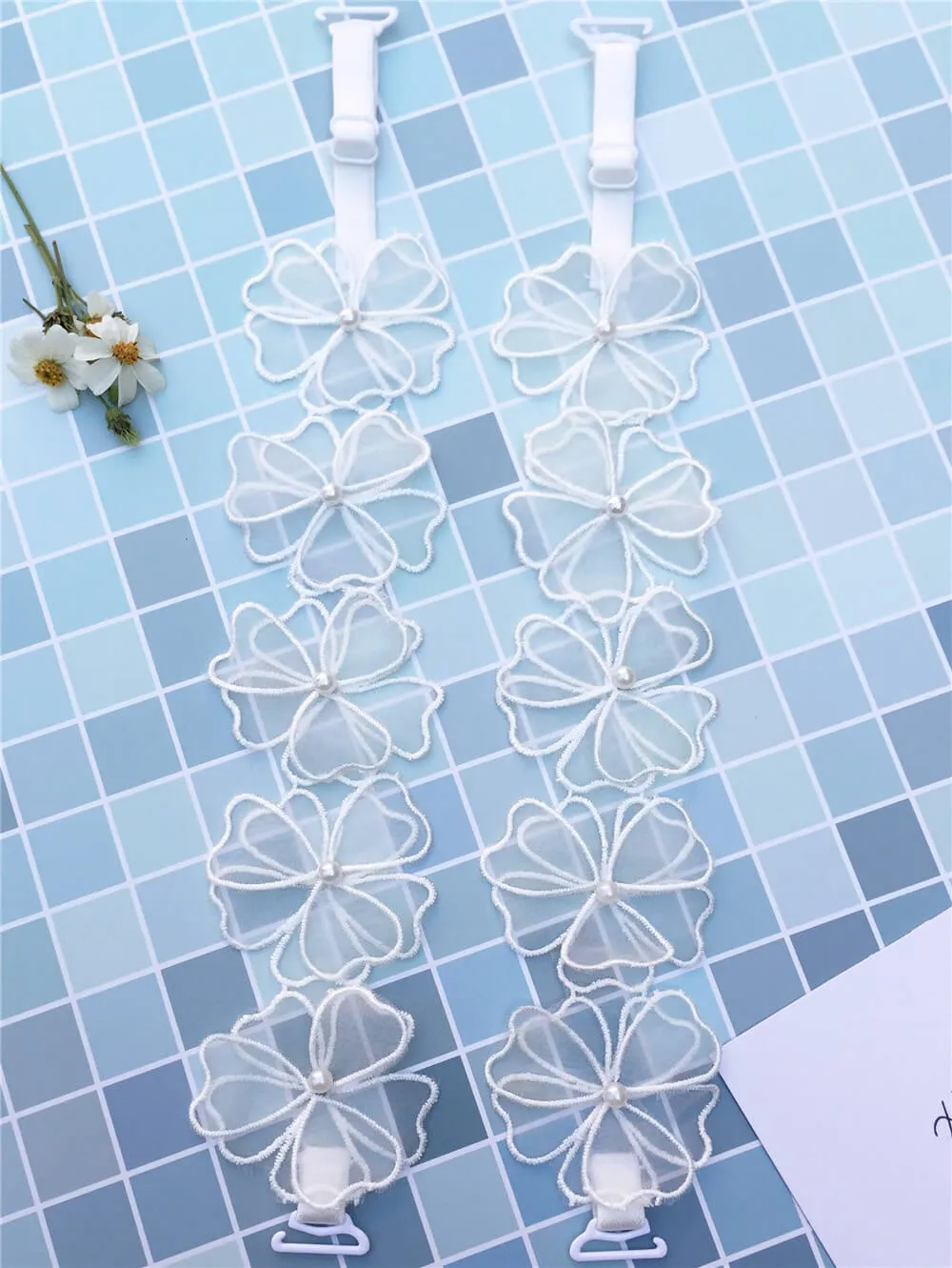 Lace Flower Bra Strap