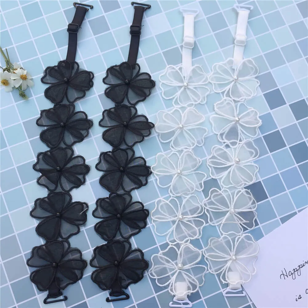 Lace Flower Bra Strap