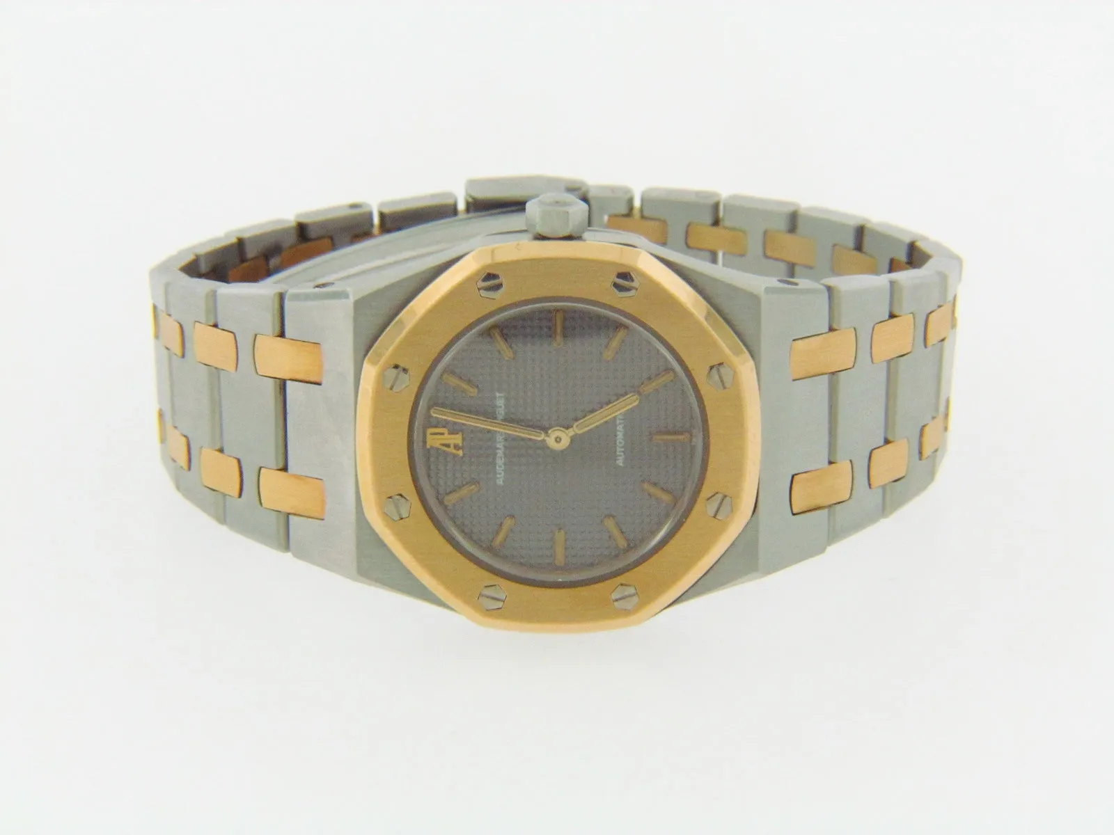 LADIES STAINLESS STEEL AND YELLOW GOLD WRISTWATCH