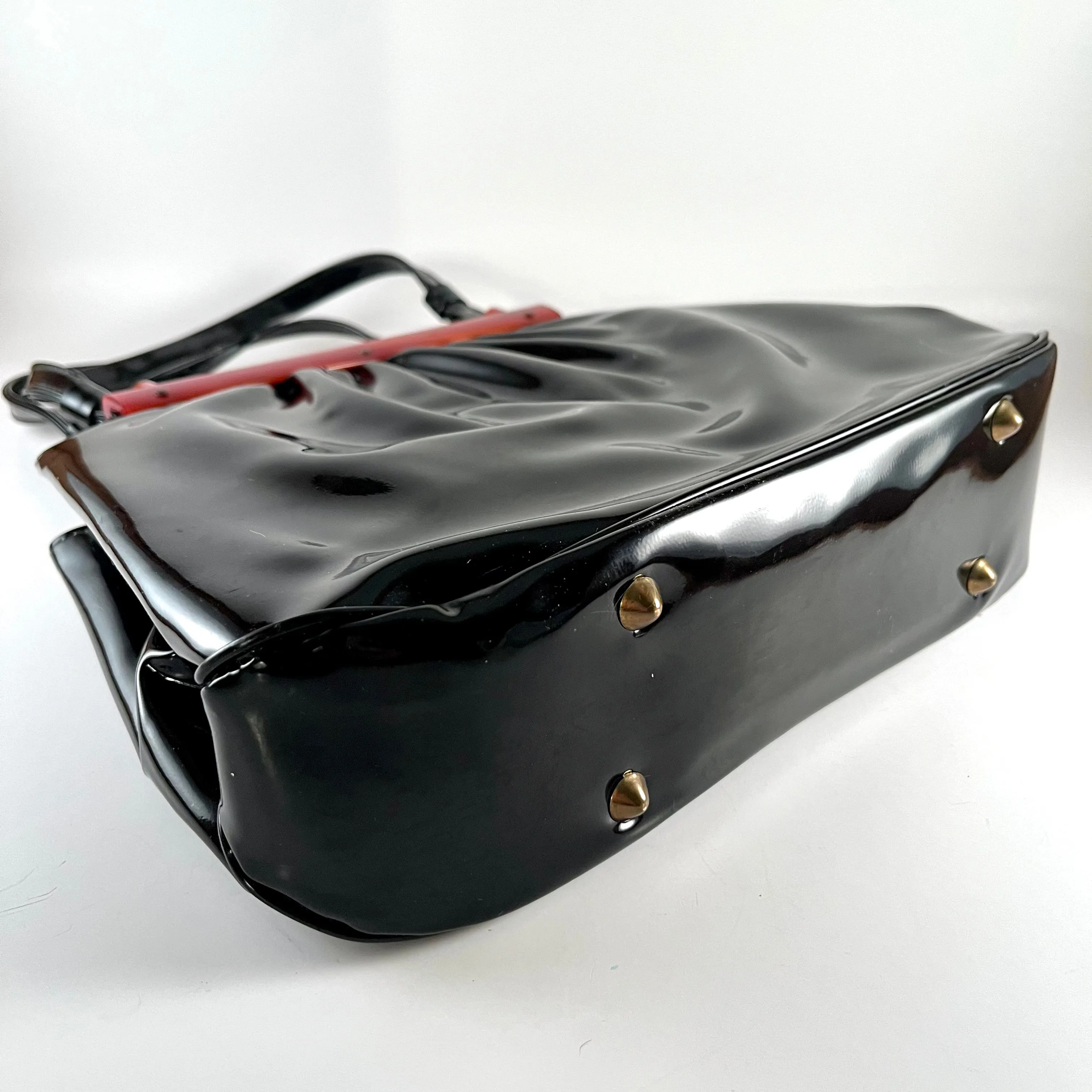 Late 50s/ Early 60s Garay Patent & Lucite Handbag