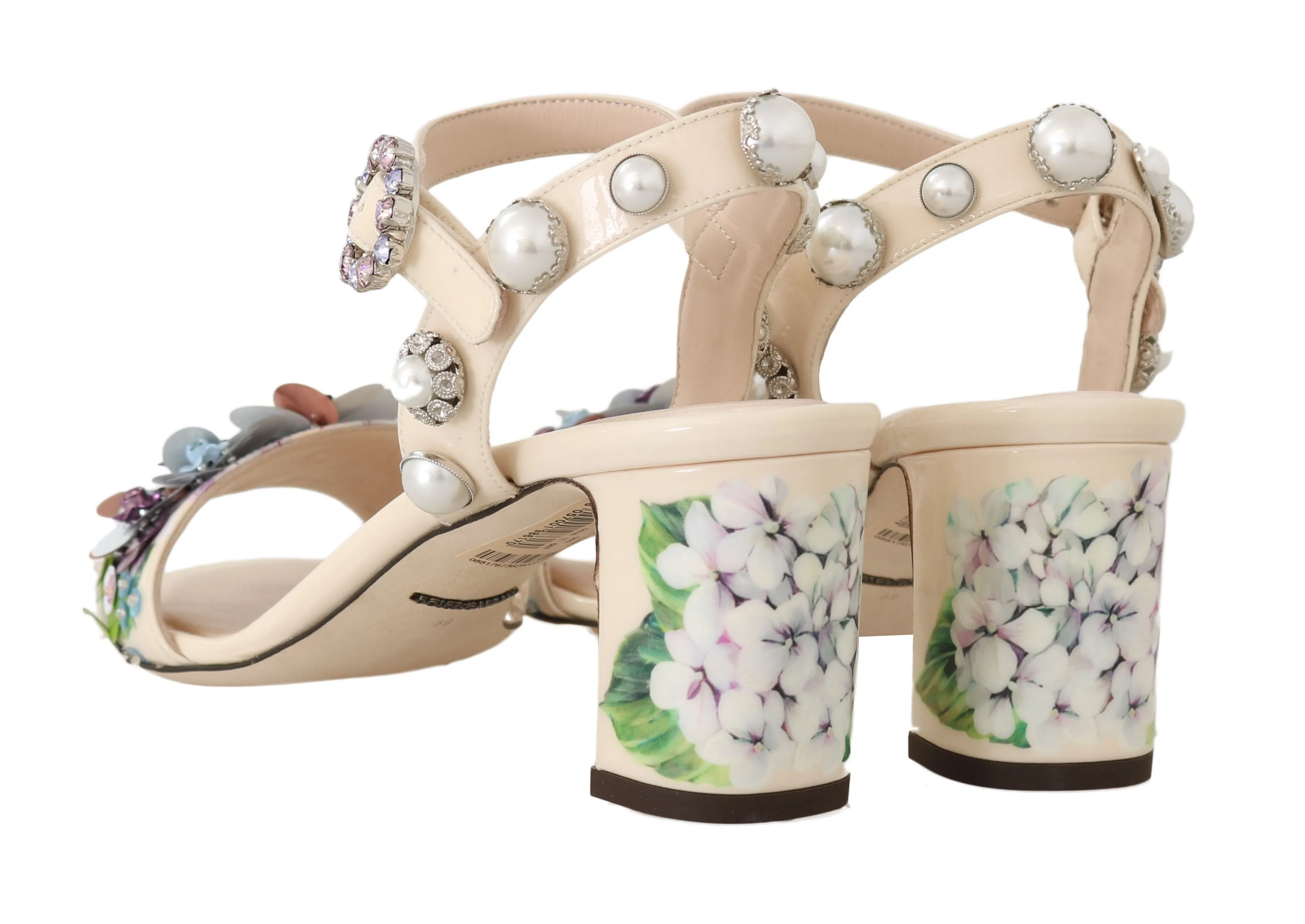 Leather Ortensia Crystal Sandals