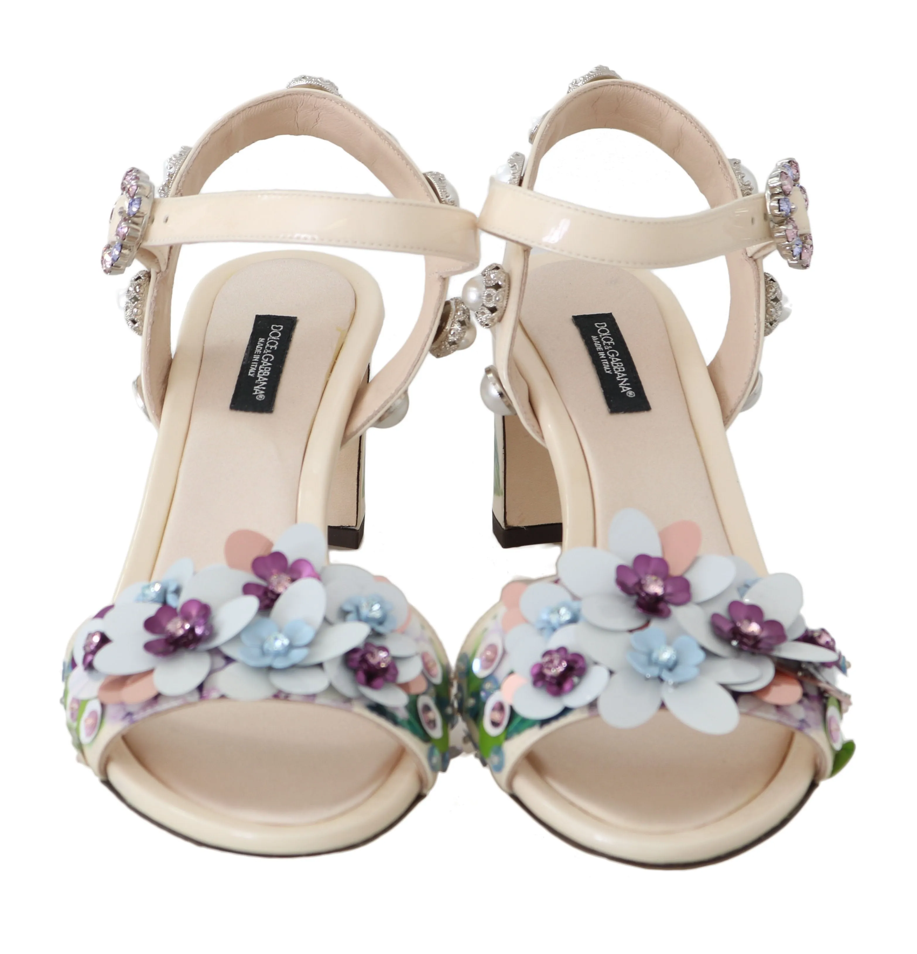 Leather Ortensia Crystal Sandals