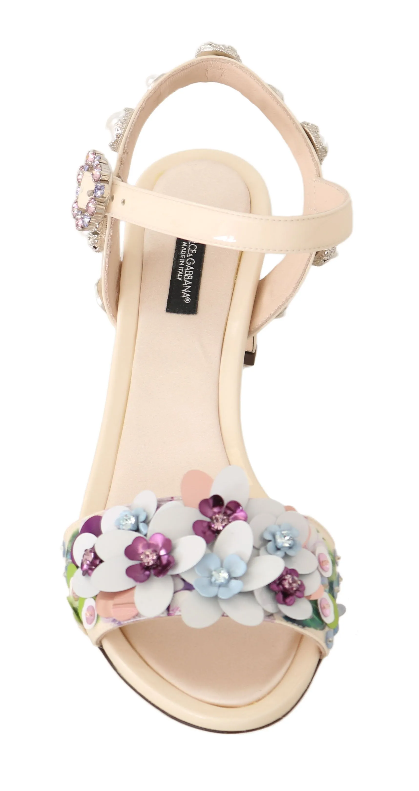 Leather Ortensia Crystal Sandals
