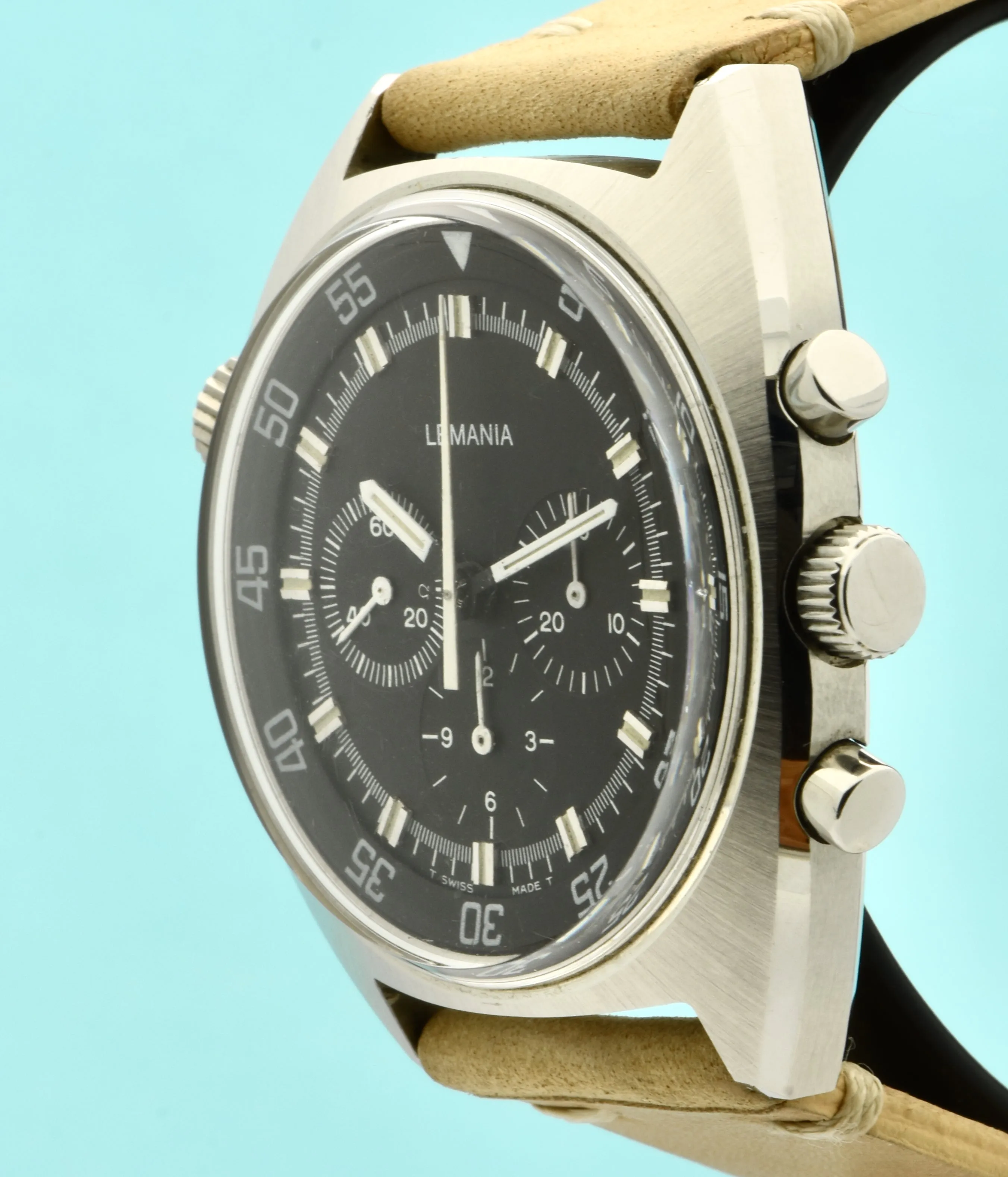 Lemania Chronograph in Stainless Steel, Ref. 9658