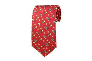 Lemon Print Silk Tie