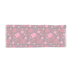 Light Scarf 'Pink Roses'