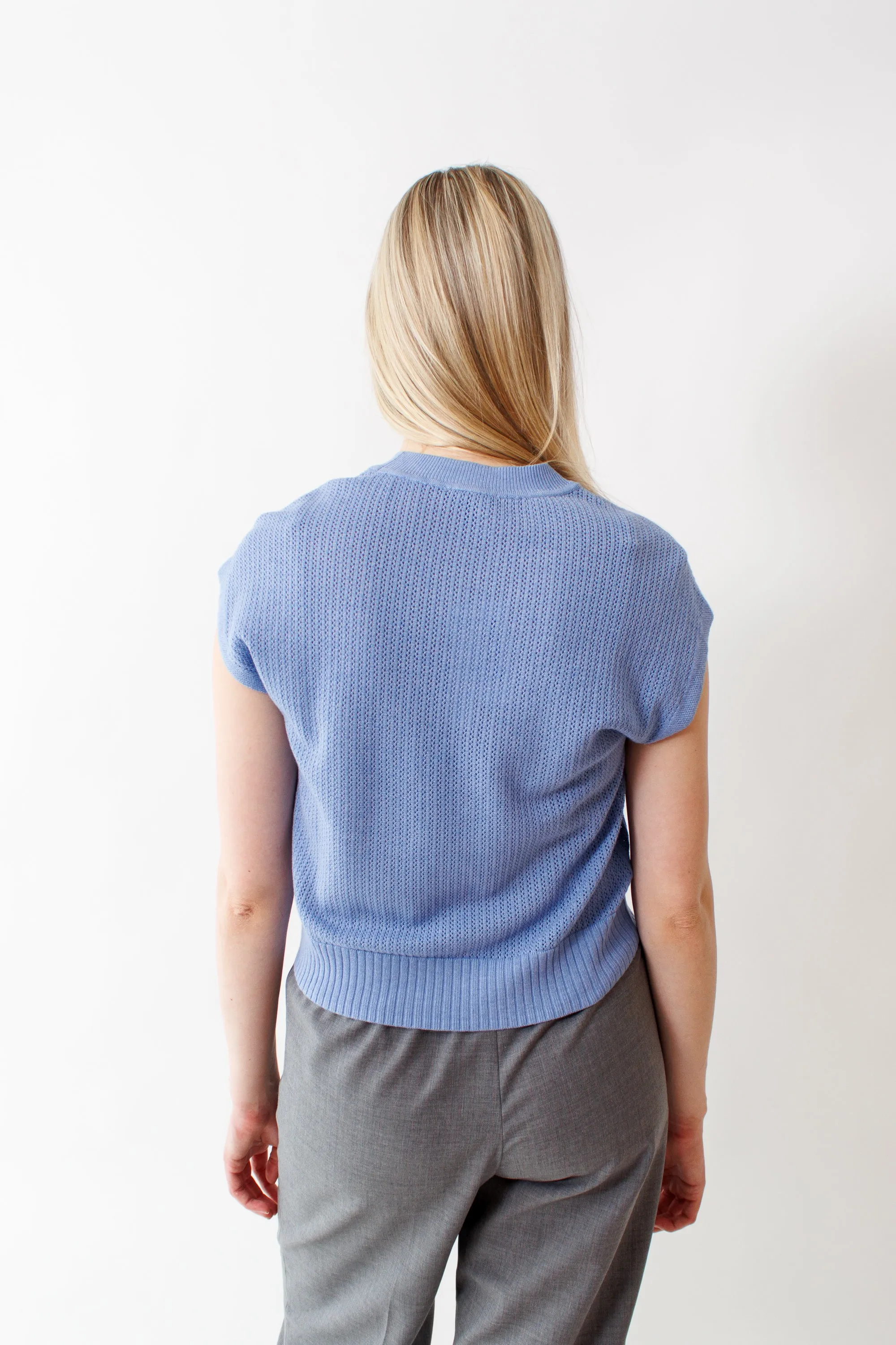 Lilla P Short Sleeve Crewneck Sweater