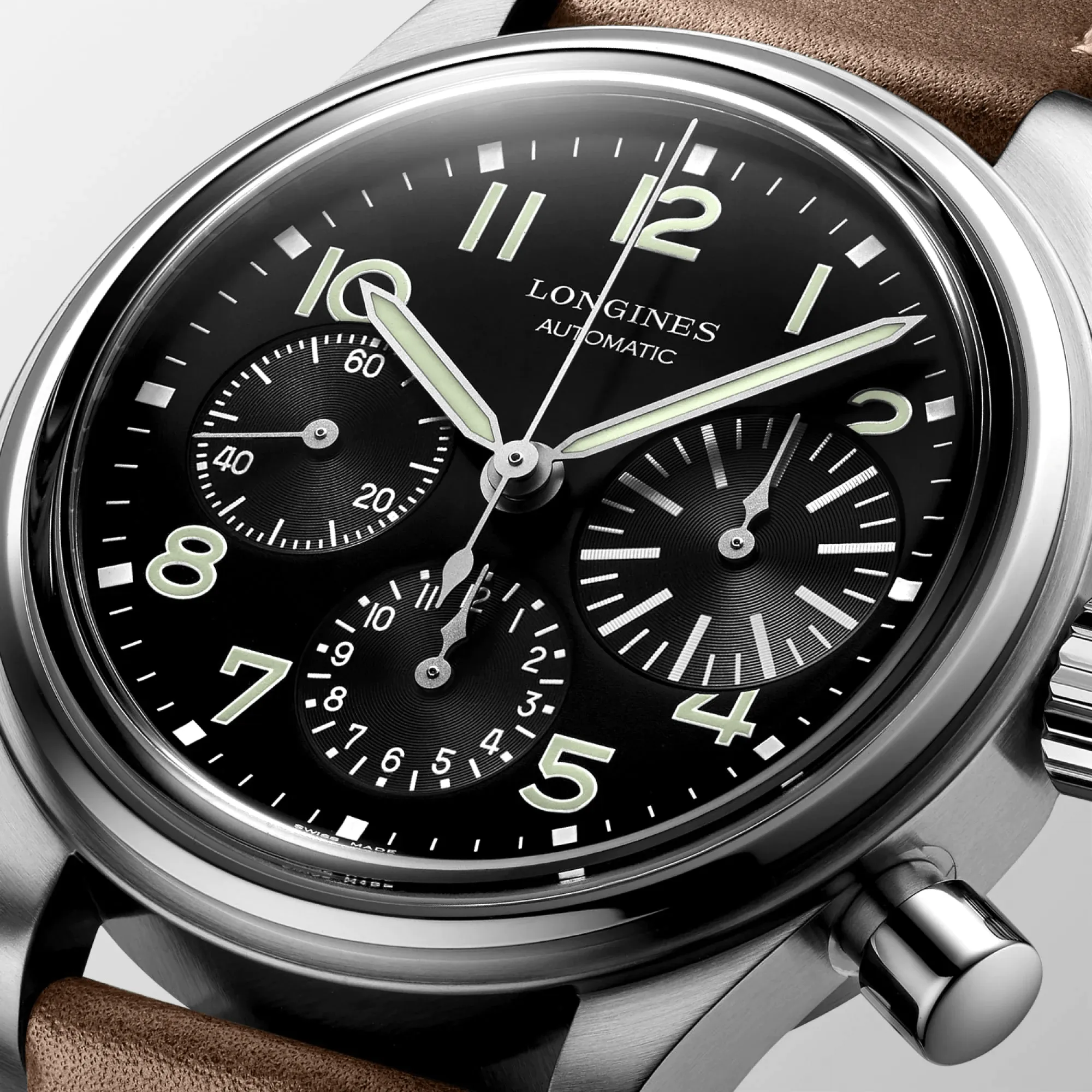 Longines Avigation BigEye 41mm Black Dial Men's Watch L28164532