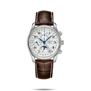 Longines Master Collection 40mm Automatic Chronograph Brown Strap Men's Watch L26734783