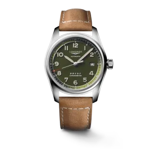 Longines Spirit 40mm Chronometer Green Matt Men's Watch L38104032