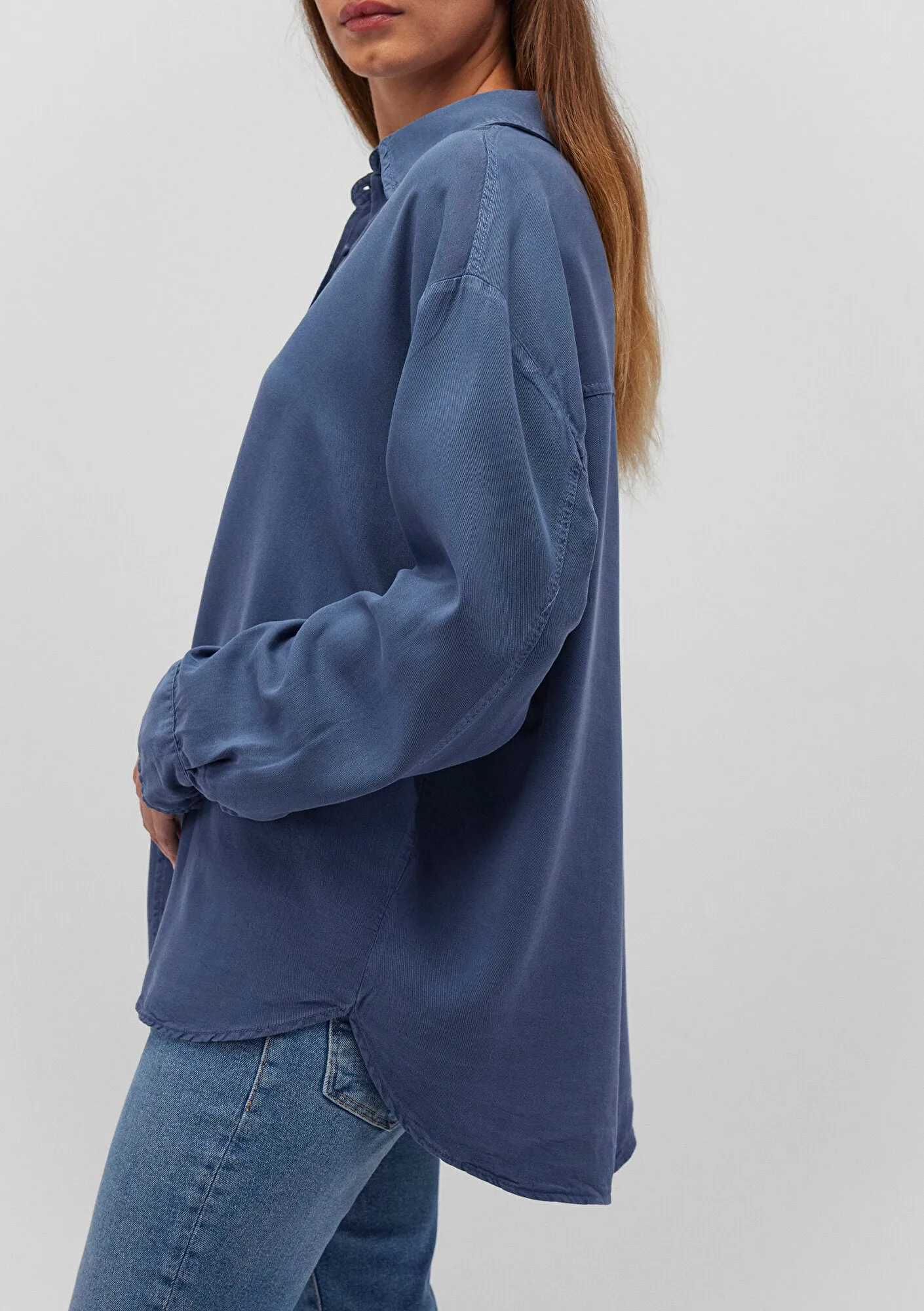 Lux Touch Blue Modal Shirt