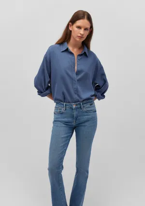 Lux Touch Blue Modal Shirt