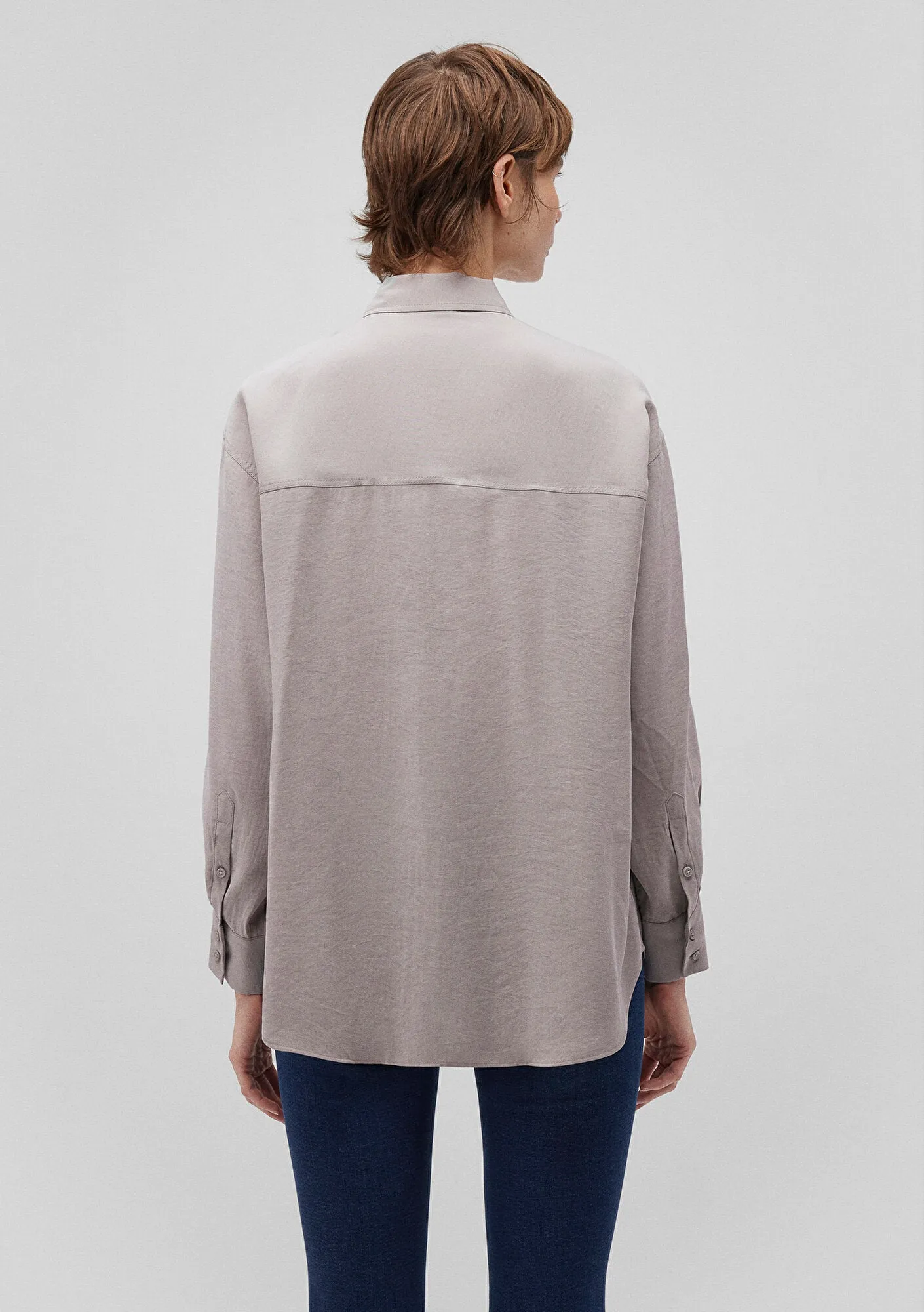 Lux Touch Grey Modal Shirt