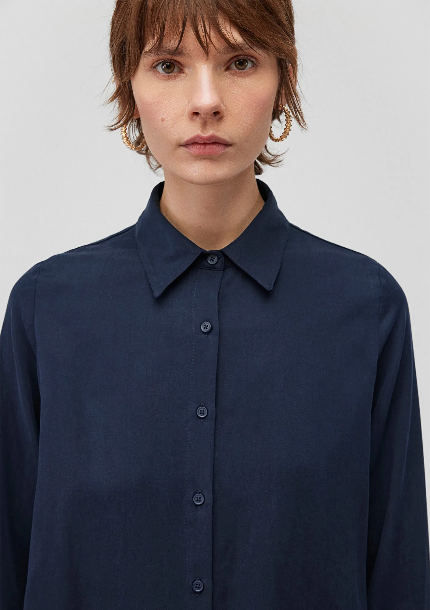 Lux Touch Navy Modal Shirt
