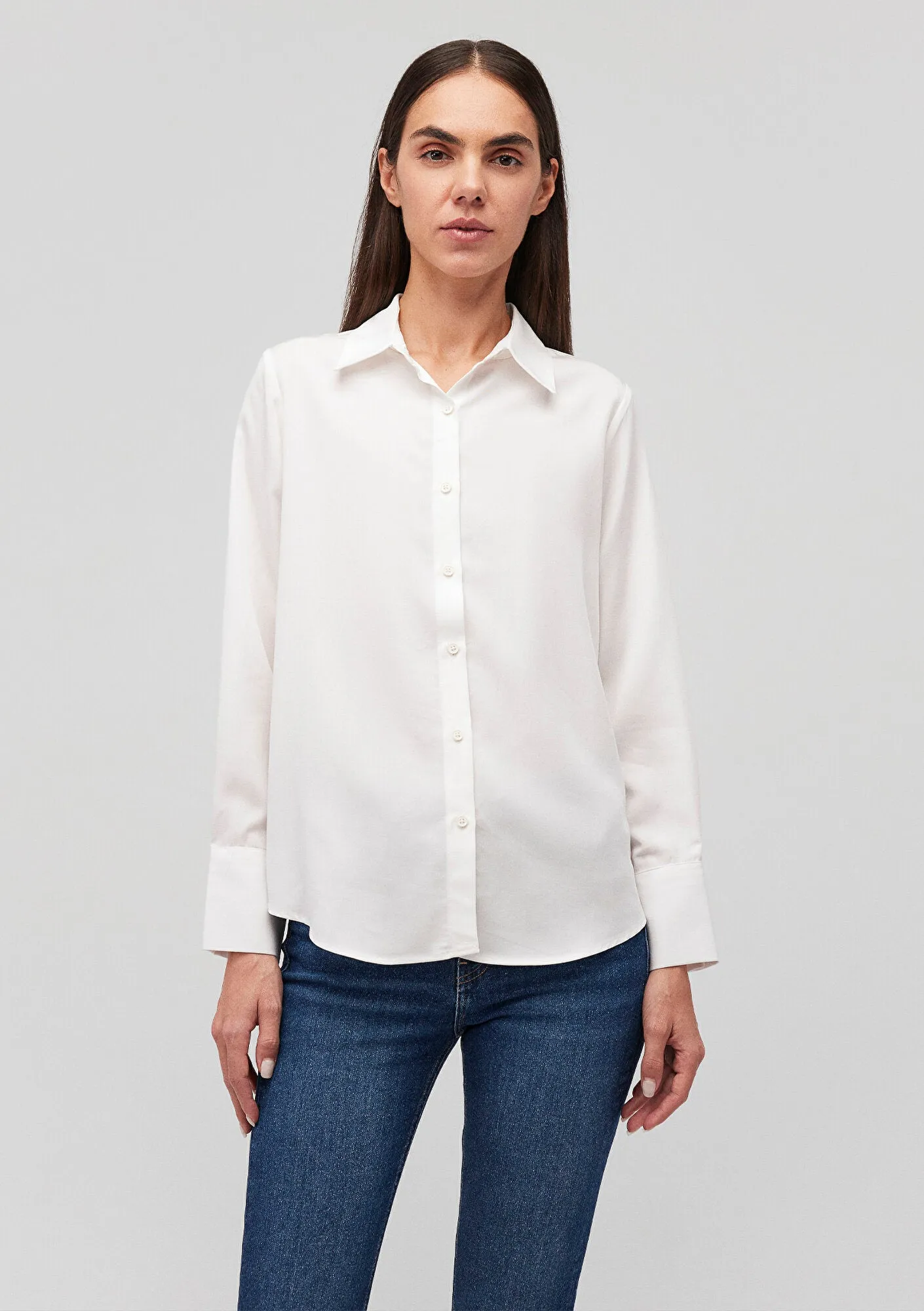 Lux Touch White Modal Shirt