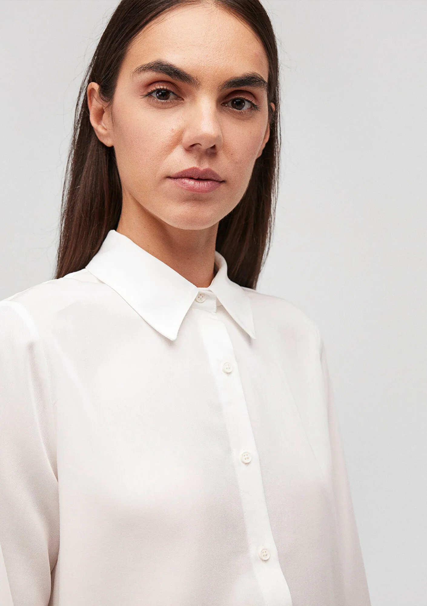 Lux Touch White Modal Shirt