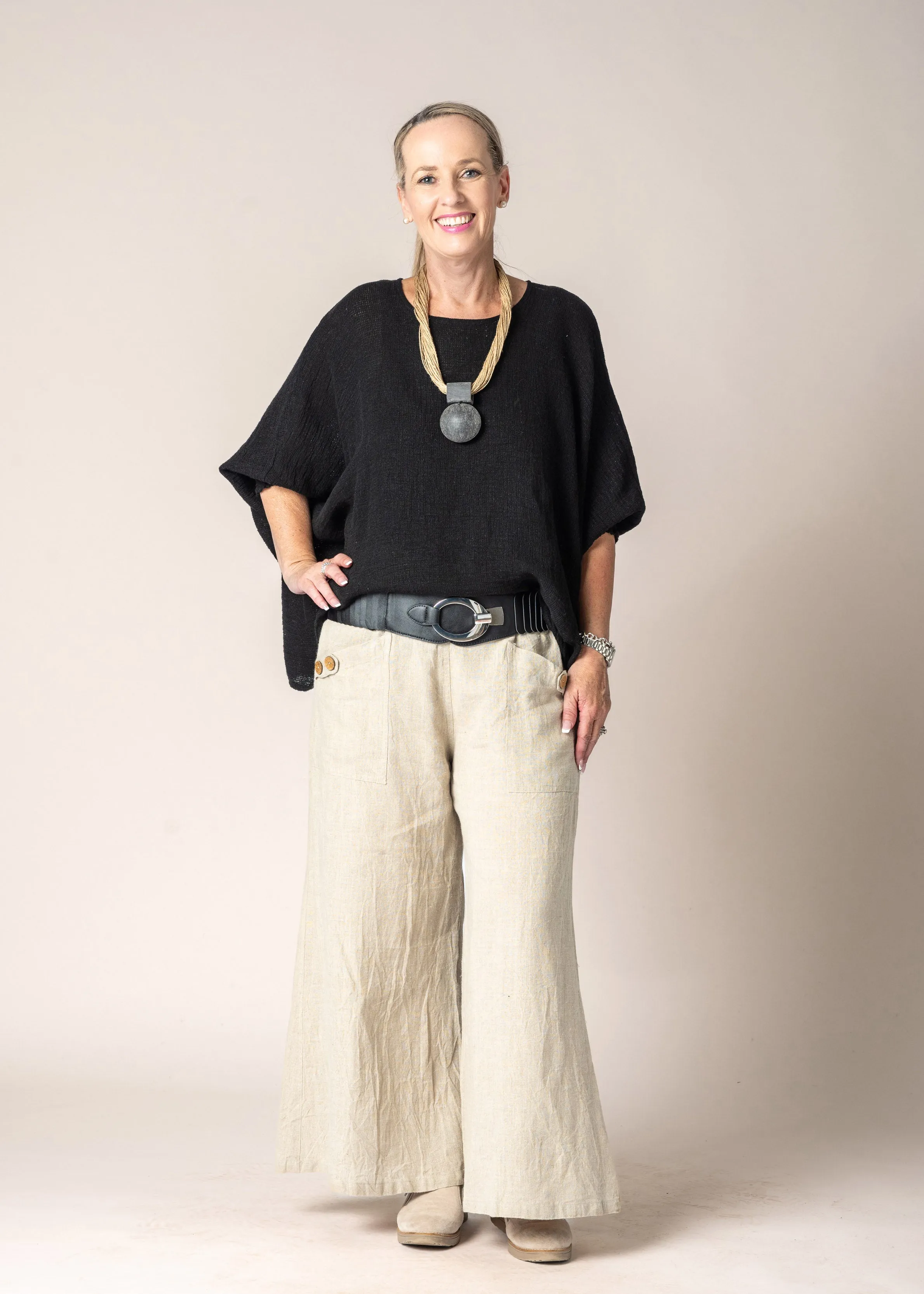 Mallory Top in Onyx