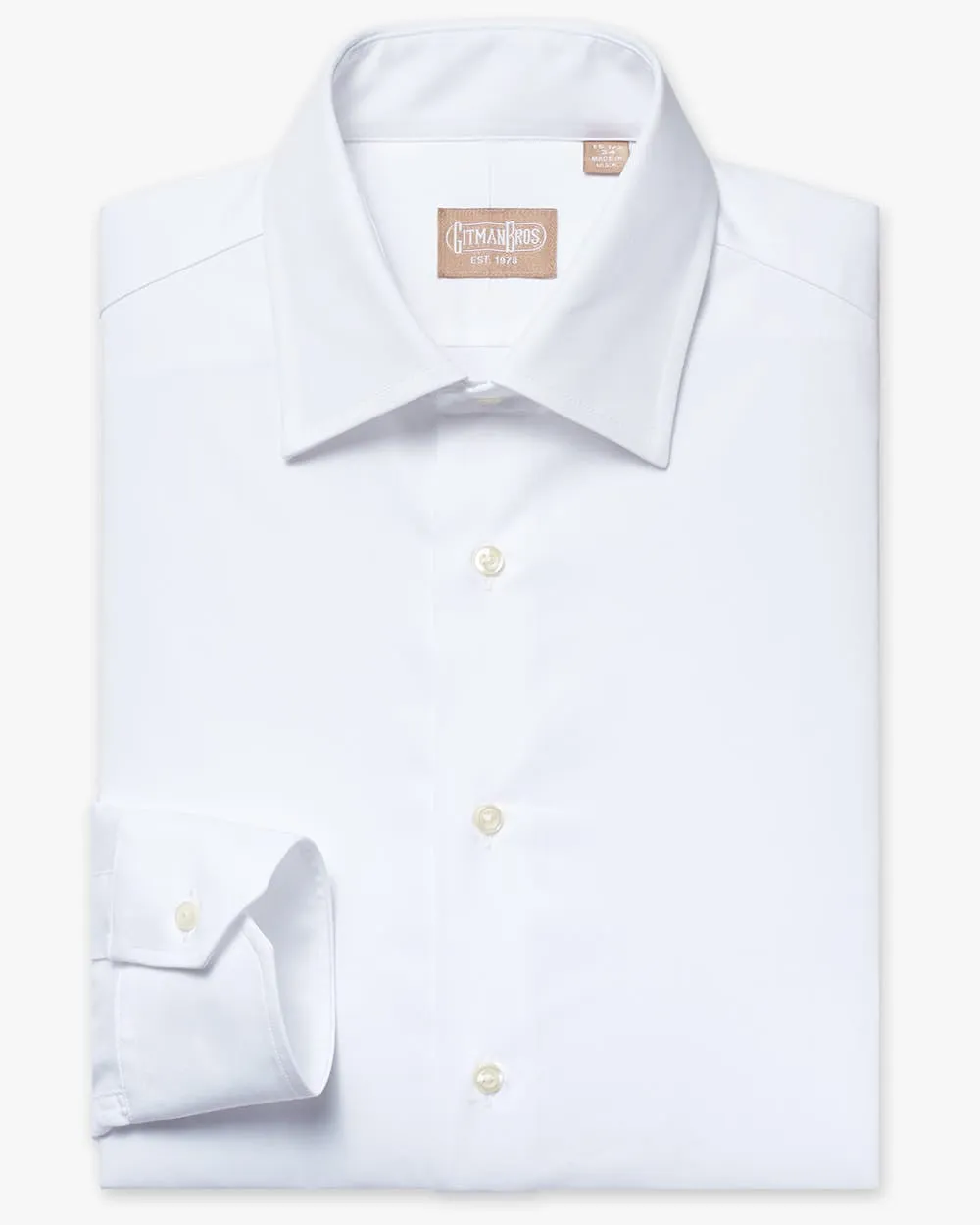 Medium Spread Mini Twill White