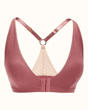 Melissa Mastectomy Pocketed Bra - Dusty Rose