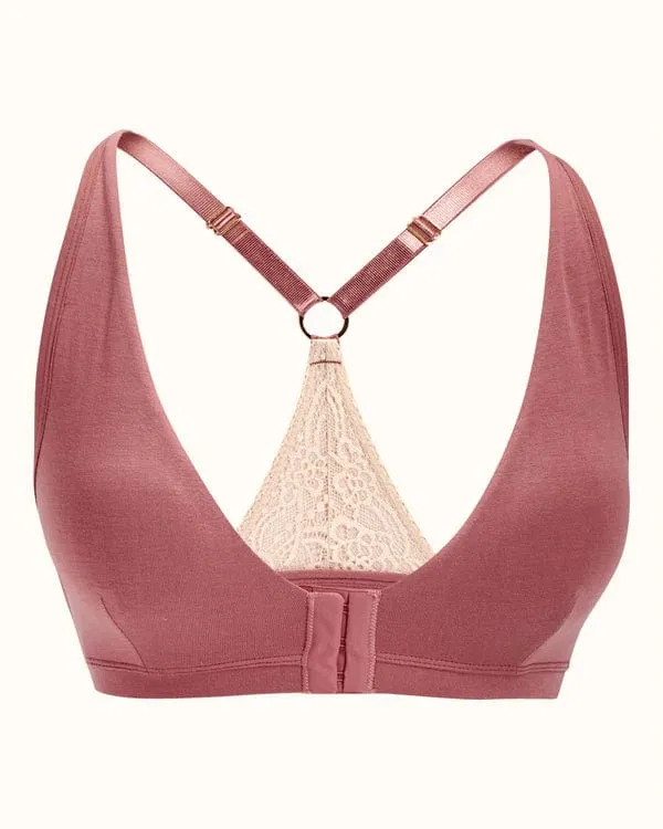 Melissa Mastectomy Pocketed Bra - Dusty Rose