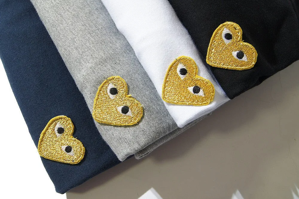 Men's Casual Heart Tees